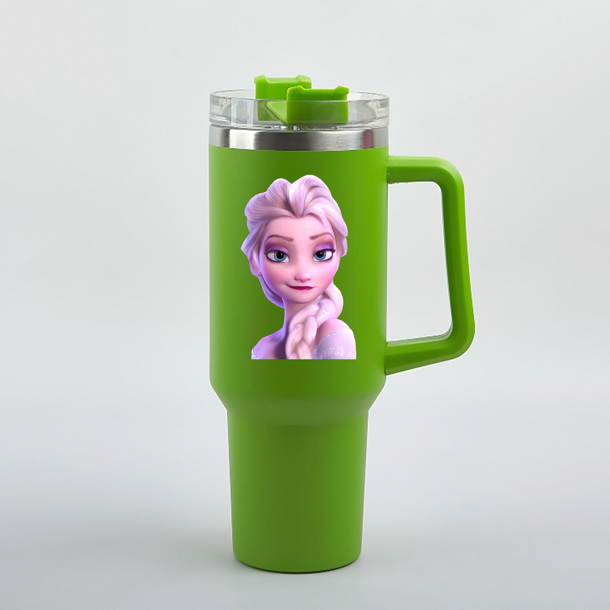 （画像用） アナと雪の女王 アンナ エルサ Frozen Anna Elsa 1200mL車用タンブラー（カラープリント）